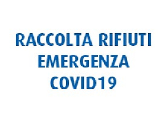 Regole per la raccolta dei rifiuti a rischio infettivo covid-19