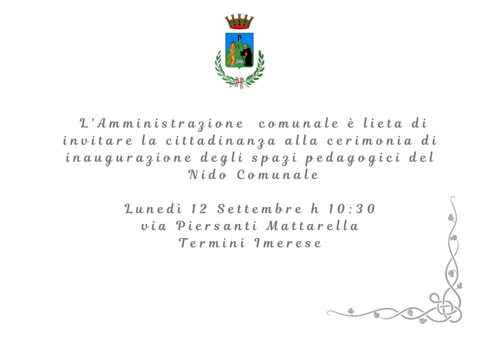 Inaugurazione Spazi Pedagogici Nido Comunale