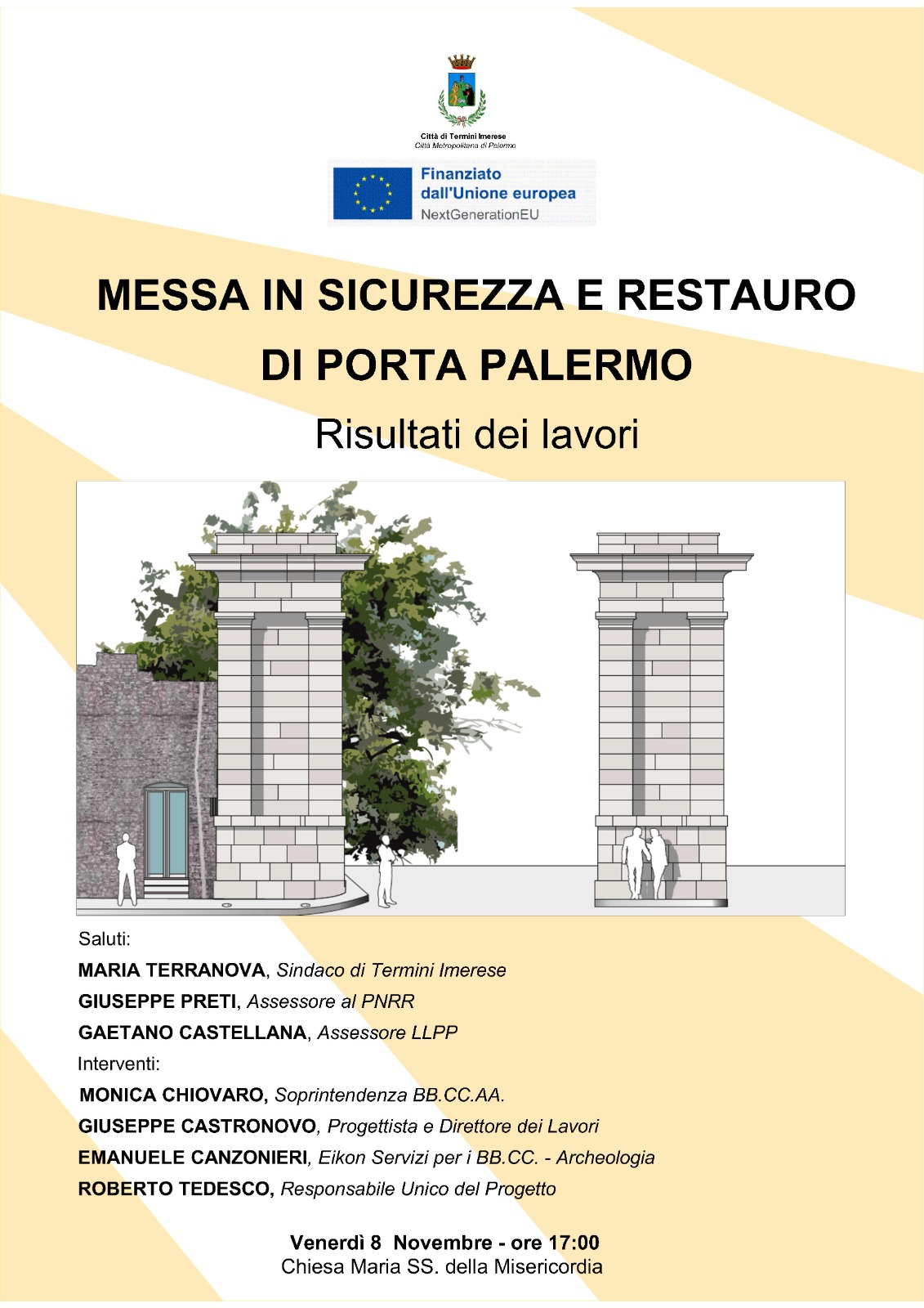 Presentazione Lavori Restauro Porta Palermo