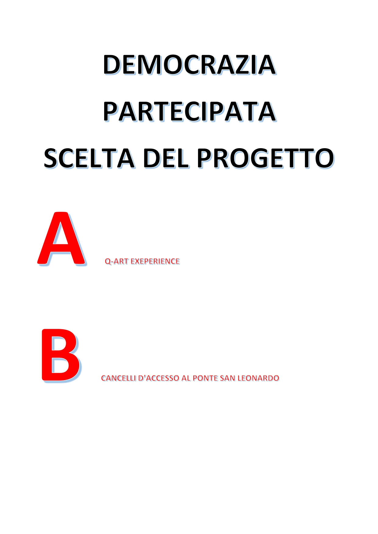 Democrazia partecipata coinvolgimento della cittadinanza per la scelta di azioni di interesse comune avviso alla cittadinanza