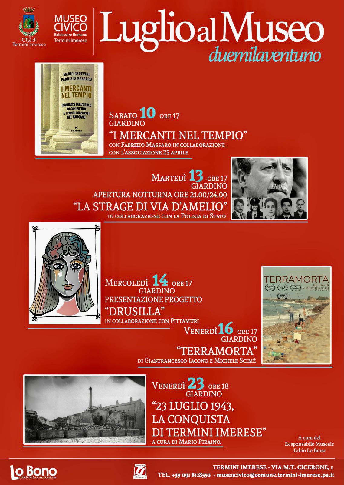 Museo Civico - presentazione Libro "I MERCANTI NEL TEMPIO" 