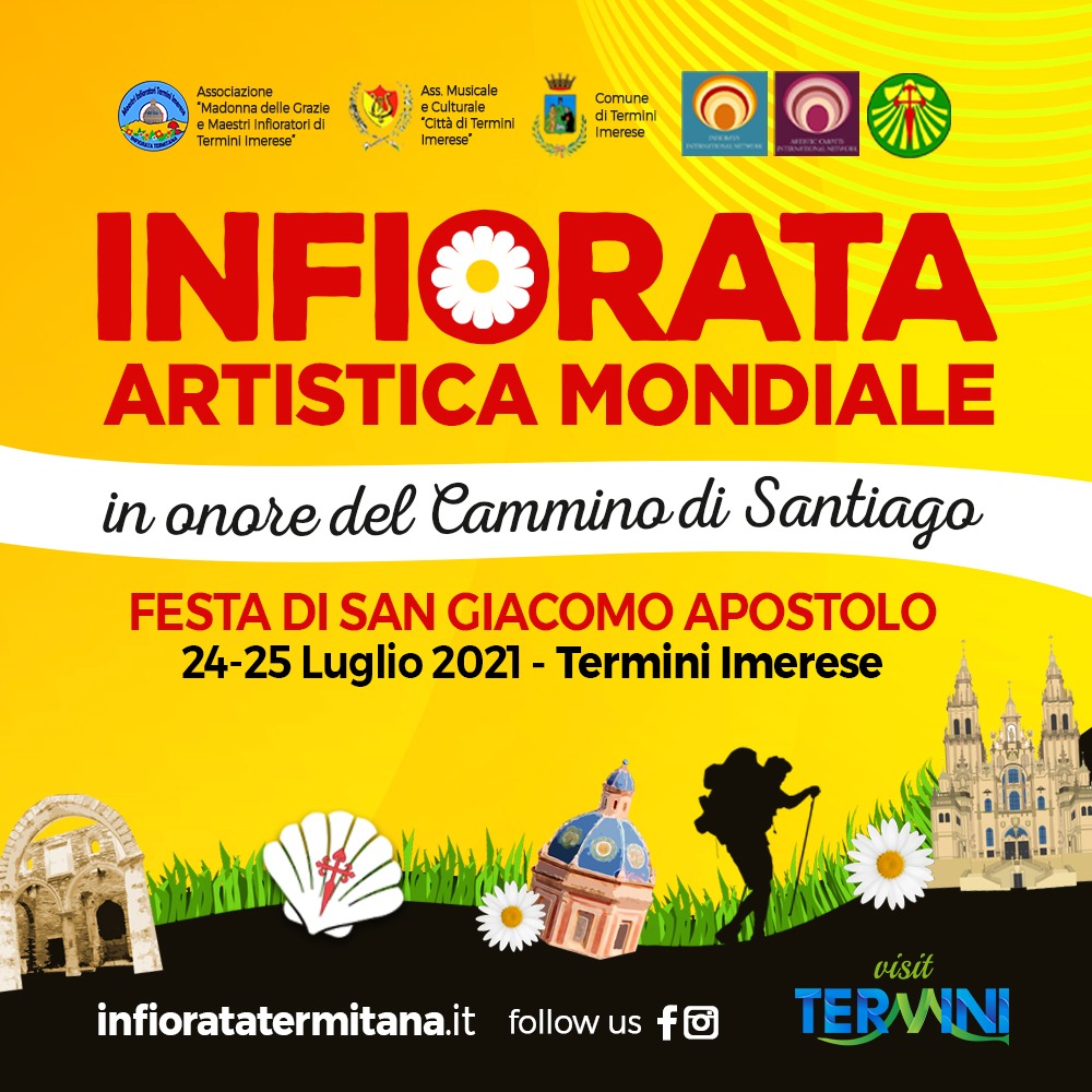 Infiorata Mondiale sul Cammino di Santiago de Compostela