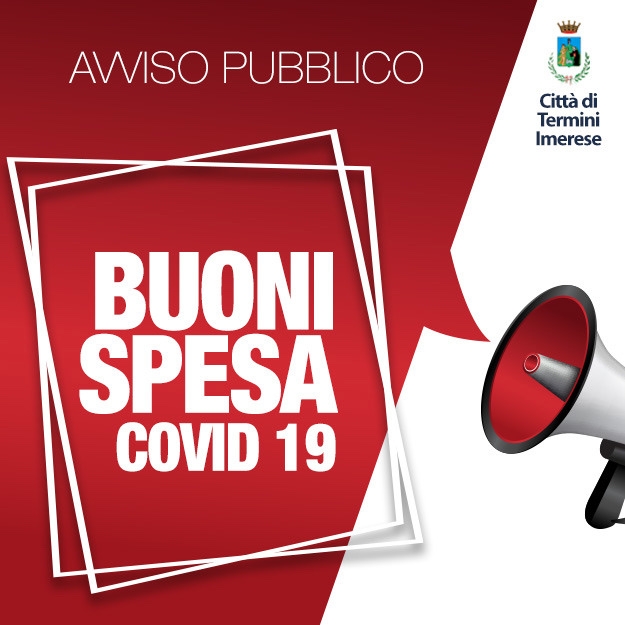 Avviso pubblico -bando per l'assegnazione dei buoni spesa di generi alimentari