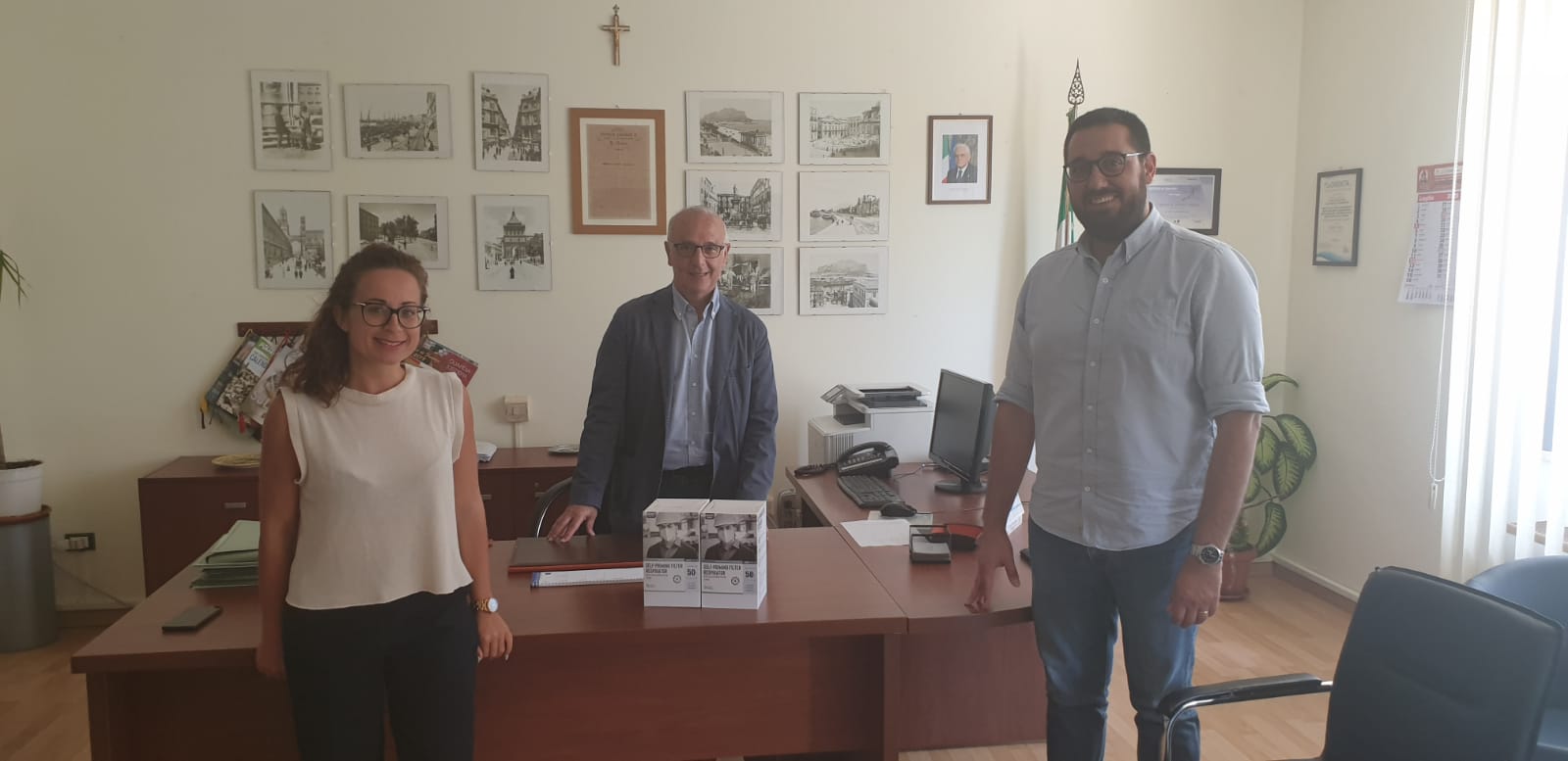 Donate alla Polizia Municipale 100 mascherine