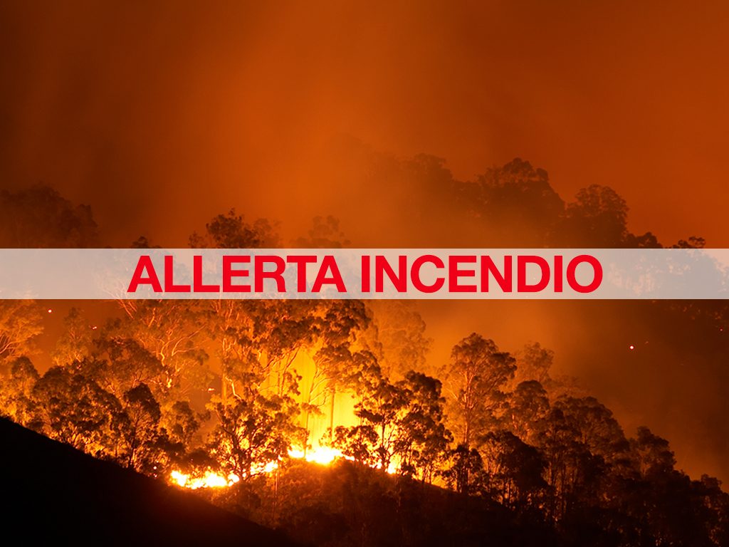 Allerta incendi 28 giugno